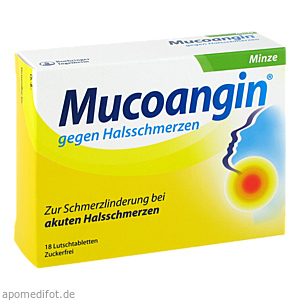 MUCOANGIN Minze 20 mg Lutschtabletten