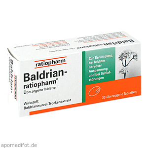 BALDRIAN-RATIOPHARM überzogene Tabletten