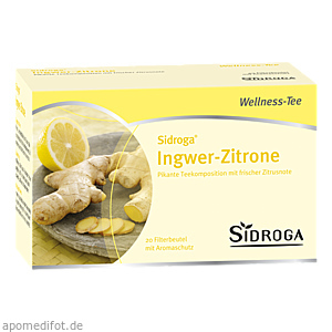 SIDROGA Wellness Ingwer-Zitrone Tee Filterbeutel