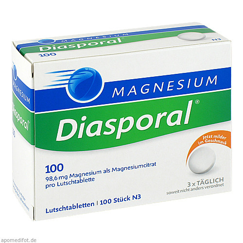 MAGNESIUM DIASPORAL 100 Lutschtabletten