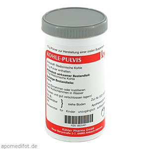 KOHLE pulvis Pulver