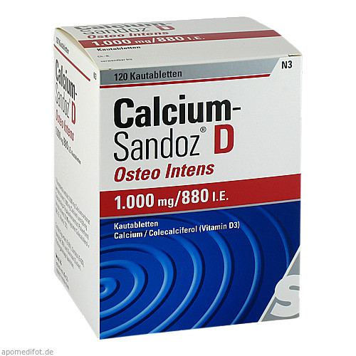 CALCIUM SANDOZ D Osteo intens Kautabletten