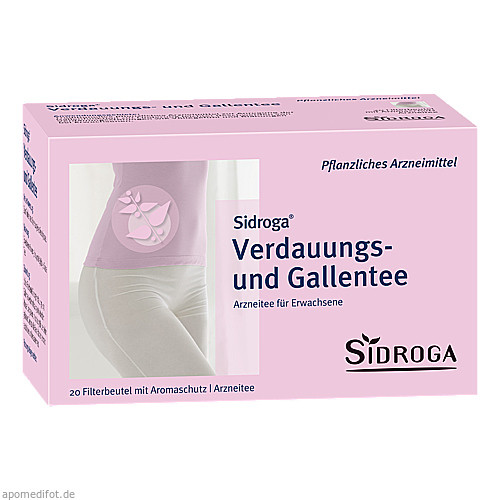 SIDROGA Verdauungs- und Gallentee Filterbeutel