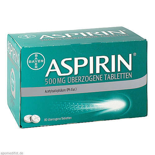 ASPIRIN 500 mg überzogene Tabletten