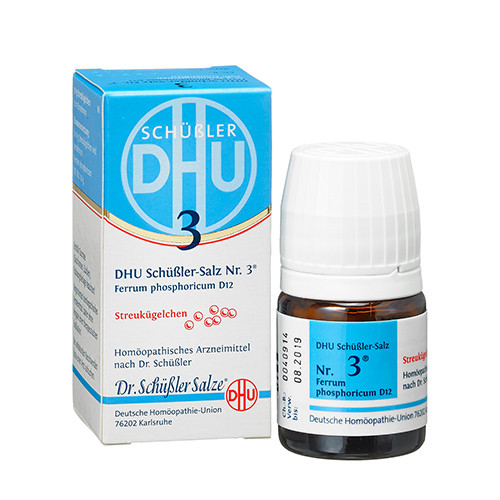 BIOCHEMIE DHU 3 Ferrum phosphoricum D 12 Globuli