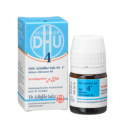 BIOCHEMIE DHU 4 Kalium chloratum D 6 Globuli