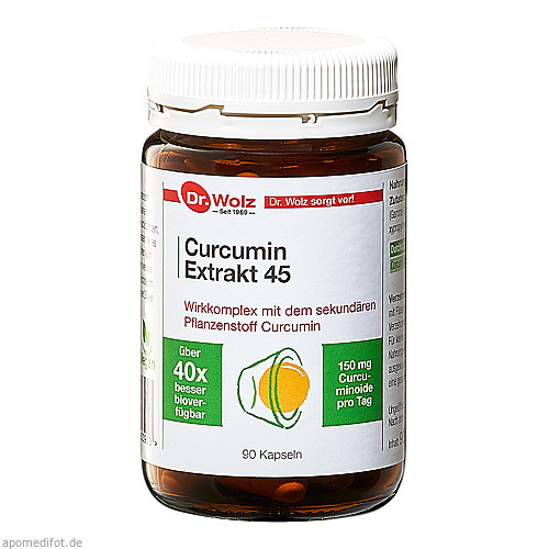 CURCUMIN EXTRAKT 45 Dr.Wolz Kapseln