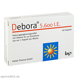 DEBORA 5.600 I.E. Kapseln