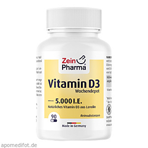 VITAMIN D3 5000 I.E. Wochendepot Kapseln