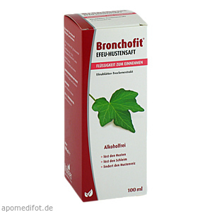 BRONCHOFIT Efeu-Hustensaft 0,87 g/100 ml FLE