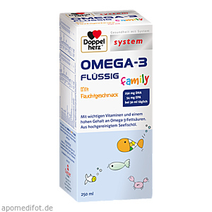 DOPPELHERZ Omega-3 flüssig family system