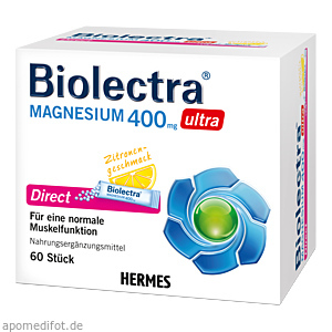 BIOLECTRA Magnesium 400 mg ultra Direct Zitrone
