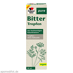 DOPPELHERZ Bitter Tropfen pure