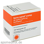 FERRO SANOL comp. Hartkaps.m.msr.überz.Pellets
