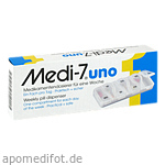 MEDI 7 uno Medikamentendosierer für 7 Tage weiß