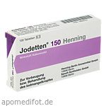 JODETTEN 150 Henning Tabletten