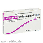 VOMEX A Kinder-Suppositorien 40 mg
