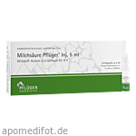 MILCHSÄURE Pflüger Injektionslösung 5 ml