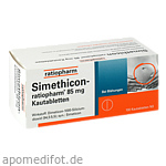 SIMETHICON-ratiopharm 85 mg Kautabletten