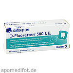 D FLUORETTEN 500 Tabletten