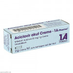ACICLOVIR akut Creme-1A Pharma