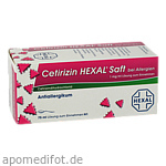CETIRIZIN HEXAL Saft bei Allergien