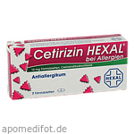 CETIRIZIN HEXAL Filmtabletten bei Allergien