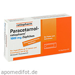 PARACETAMOL-ratiopharm 1.000 mg Zäpfchen