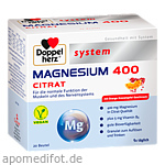 DOPPELHERZ Magnesium 400 Citrat system Granulat