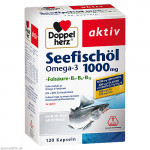 DOPPELHERZ Seefischöl Omega-3 1.000 mg+Fols.Kaps.