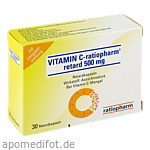VITAMIN C-RATIOPHARM retard 500 mg Kapseln