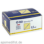 BD MICRO-FINE+ Insulinspr.0,5 ml U40 8 mm
