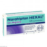 NARATRIPTAN HEXAL bei Migräne 2,5 mg Filmtabletten