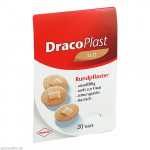 DRACOPLAST Soft Pflaster 2,2 cm rund hautf.