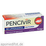PENCIVIR bei Lippenherpes Creme hautfarben 1%